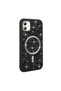 iPhone 11 Case Glittery Diamond Stone Magsafe Camera Raised Silicone - 3