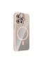 iPhone 15 Pro Max Case with Camera Stand, Magsafe Supported, Transparent Back, Silicone - 2