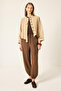 Tie-Waisted Tight-Leg Shalwar Pants