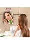 مرآة مكياج قابلة للطي، مرآة تجميل مزدوجة الجوانب بتكبير 5 أضعاف، قابلة للدوران 270 درجة ومحمولة - 4