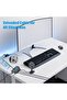 موزع USB بـ 7 منافذ، موزع USB 3.0 متعدد المنافذ مع منافذ الطاقة/البيانات وإضاءة، كابل بطول 3.9 قدم - 6