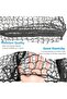 Cargo Net Trunk Bed Organizer, Double Layer Elastic Grid Storage, Universal Fit for SUV and V - 5