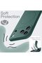 URBAN Magnetic Silicone Case for iPhone 17 Pro Max, Midnight Green | Compatible with MagSafe, Silky - 4