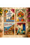 Italian Influences on the Sunny Mediterranean Wall La Dolce Vita Decorative Frameless Mdf 4-Piece Painting - 3