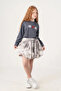 Girl's Tie-Dye Pattern Balloon Skirt City Style 2612 - 3