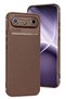 Ilkestor Tecno Spark Slim 5g Auto Focus Carbon Cover (231522) - Brown
