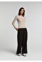 Slim Fit Women's Beige T-Shirt - 3