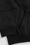 Men's Oversize Sweatshirt Hoodie I Was Created to Create Printed Black – Hooded, 3 Thread Count, with Pockets - 4