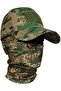 Camouflage baseball cap with neck warmer balaclava style16. - 5