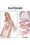 Silk scarf 160x50cm thin sun protection beach women's. - 4