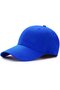 Unisex cotton baseball cap solid royal blue.
