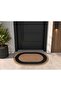 Patterned Jute Cord Rope Door Mat Bathroom Hallway Entrance Carpet Floor Mat