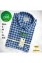 Men's Double Pocket Long Sleeve Comfortable Fit Cotton Shirt Plus Size S-5Xl - 2
