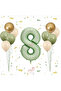 Rönesans Water Green Number Balloon Set Age-8