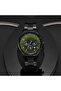 Men's Black Stainless Steel Watch, Green Dial | Trnda-001 - 6