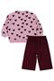Heart Print Set 6-18 Months - Pink - 3