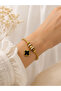 Steel Black Luv Charm Bracelet - 3