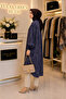 Tree Bark Lyocel Kap 6832 Dark Blue - 2