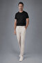 Beige Jogger 4 Pocket Pants - 3