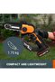 WG324E.9 12cm 20V Cordless Compact Chainsaw - Tool Only, High-Efficiency Motor, Lightweight, Safe Design – No Battery or Charger - 3