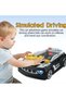 Police Car Theme Toy for Kids Simulation Steering Wheel Game – Electronic Pretend Driving Controller with Sound & Lights | Interactive Car Seat Travel Toy for Kids 3+ Years | Co-Pilot Racing G - 2