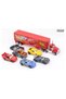 Lightning McQueen Mack Truck & 6 Die-Cast Cars Toy Set – Pixar Cars 3 Collectible Racing Vehicles | Portable Carrier Truck Playset | Best Birthday, Eid & Christmas Gift for Boys & Kids Ag - 5
