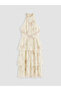 Two Mt Shop Quality Halter Neck Floral Layered Dress - 5