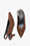 Caarel Women's Heeled Shoes - Brown Suede - 4