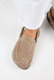 Alba Women's Leather Laceless Mink Sabo Slippers - 7
