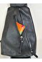 Valvi̇c Genuine Leather Transformer Backpack and Banan Bag. - 8