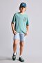 100% Cotton Overshirt Fit Crew Neck Printed Short Sleeve T-Shirt for Boys I6501A826Hs - 2