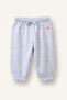 Regular Fit Thick Fabric Teddy Bear Embroidered Sweatpants for Baby Girl I0605A526Au