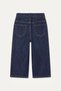 100% Cotton Culotte Stripe Border Detailed Pocketed Jean Trousers Baby Girl I0607A526Au - 4