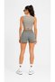 Women's Low-Cut Crop Top / Crop Sports Athlete Top with Straps Fit Cut Casual Sports Top Bustier - 4