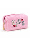 Plush Pen Holder and Makeup Bag Zippered Multi-Purpose Organizer Bag Pink - 3