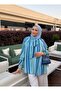 Flounced Sleeves Chiffon Scarf Lined Summer Blouse - 2