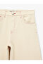 Regular Fit Cotton Regular Waist Straight Leg Barrel Denim Trousers with Stitching Detail - Barrel Jeans - 7