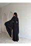 Sorenta Waist Detailed Maxi Dress 4019 - Black - 4