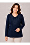 Women's Embroidered Slit Mother Blouse for Middle Ages and Above