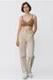 Laser Cut Seamless Ribbed Look Bra with Removable Pads - 2