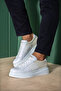Zrc2627 - Veloura Thick Sole Lace-Up Men's White Sneaker - 4