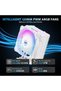 Z4Pro Mist 120mm ARGB CPU Air Cooler, ARGB PWM,200W TDP, 4x6mm Heatpipes,Intel/AMD, White - 4