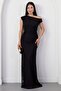 Flowy Collar Waist Knotted Lace Dress K-261692 - 3