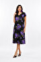 V-Neck Cotton Viscose Short Sleeve Dress
