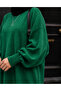 Women's Tricot Balloon Sleeve Tunic - 2