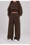 Girl's Oversize Sweatshirt Wide Leg Sweatpants Set 2-Piece Winter Sports Set - 2