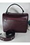 Valvi̇c Genuine Leather Medium Size Women's Bag with Pockets. - 5