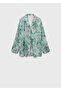 Tropical Patterned Pajama Shirt - 3