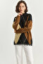 Women's Baklava Black Mink Sweater - 6