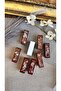 Gift Stationery Set Brown / Scrapbook / Journaling / Pinterest Set/ Notebook, Bookmark, Pen, Seal - 6
